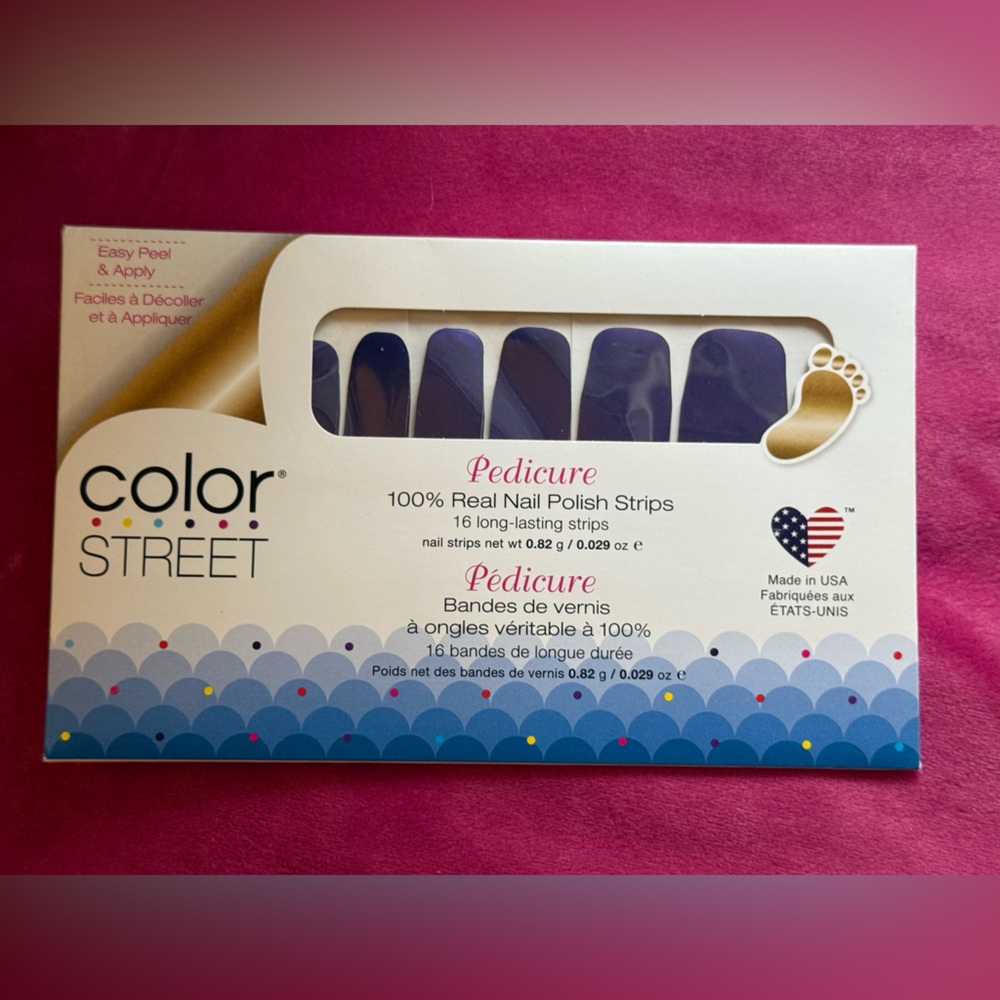 Color Street Pedicure Nail Strips - Evening Sky